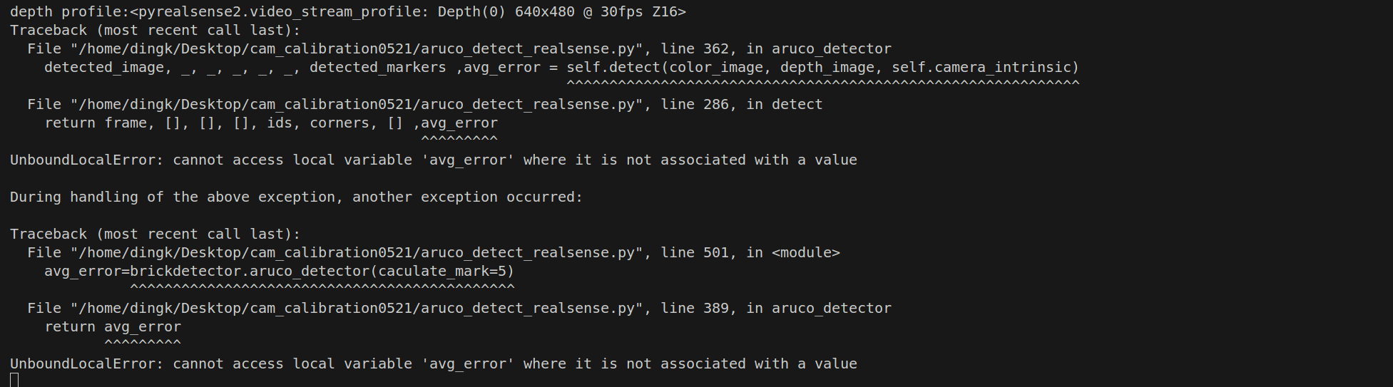 Exception Handling
