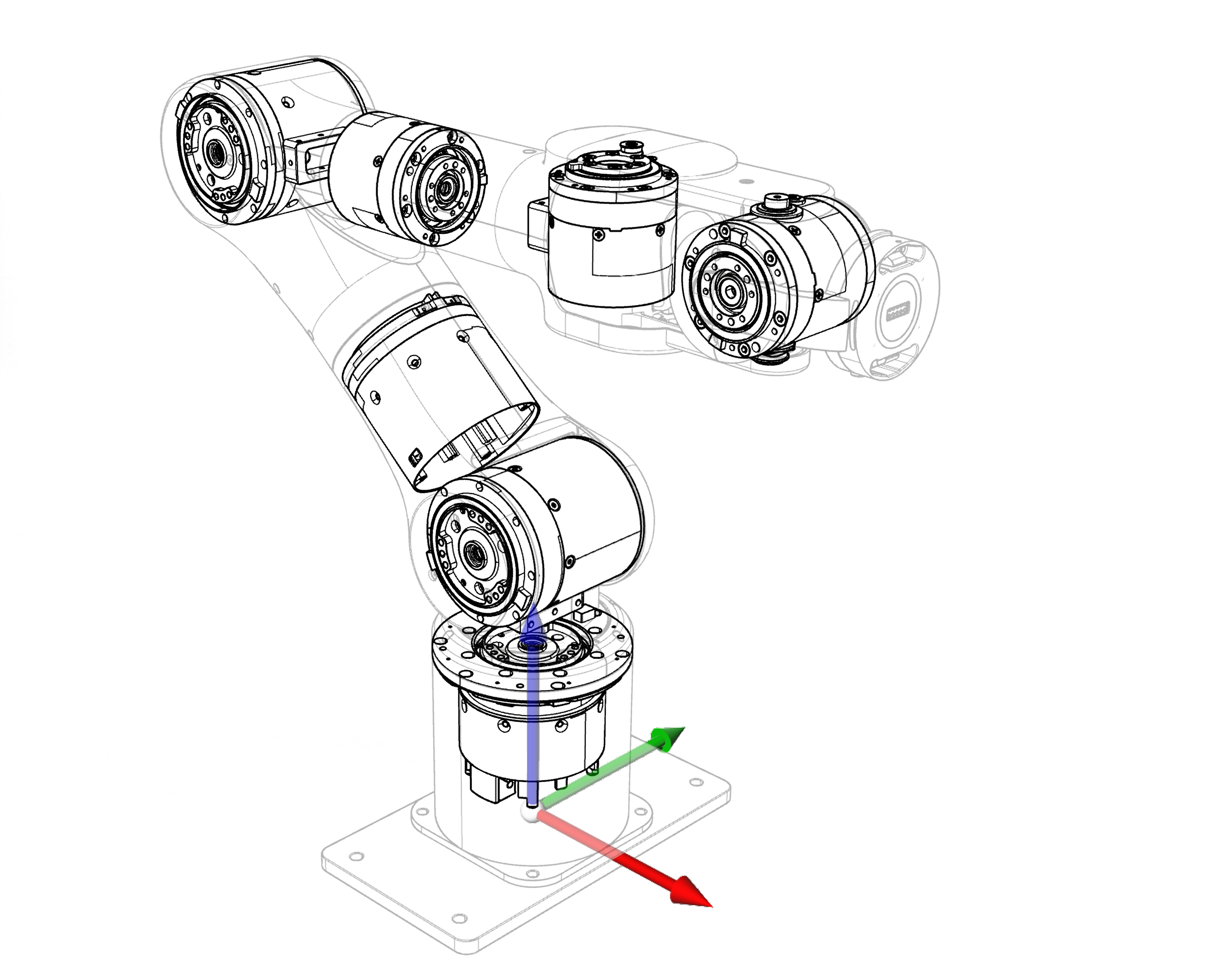 AIRBOT P7 Base link 坐标系