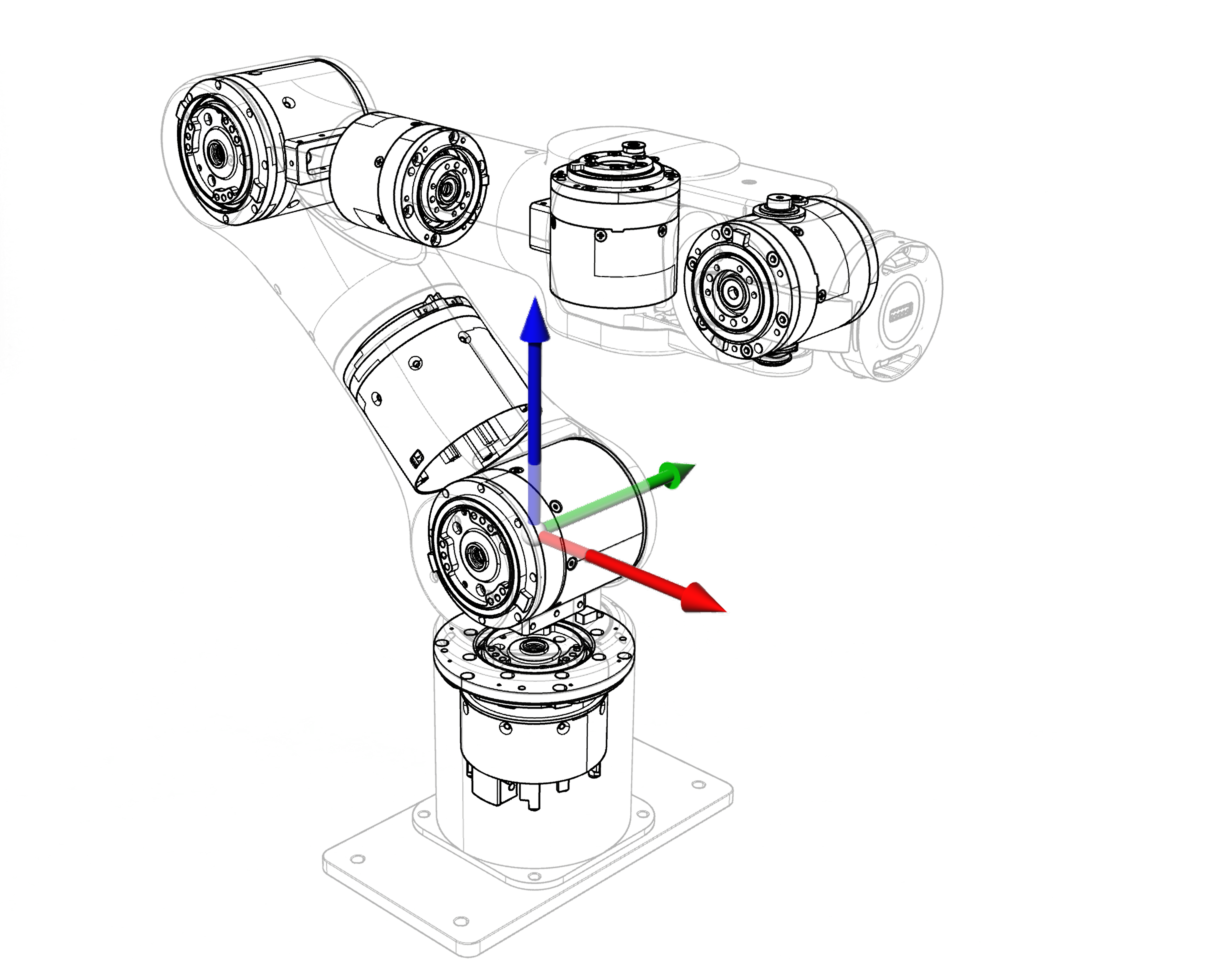 AIRBOT P7 J1 坐标系