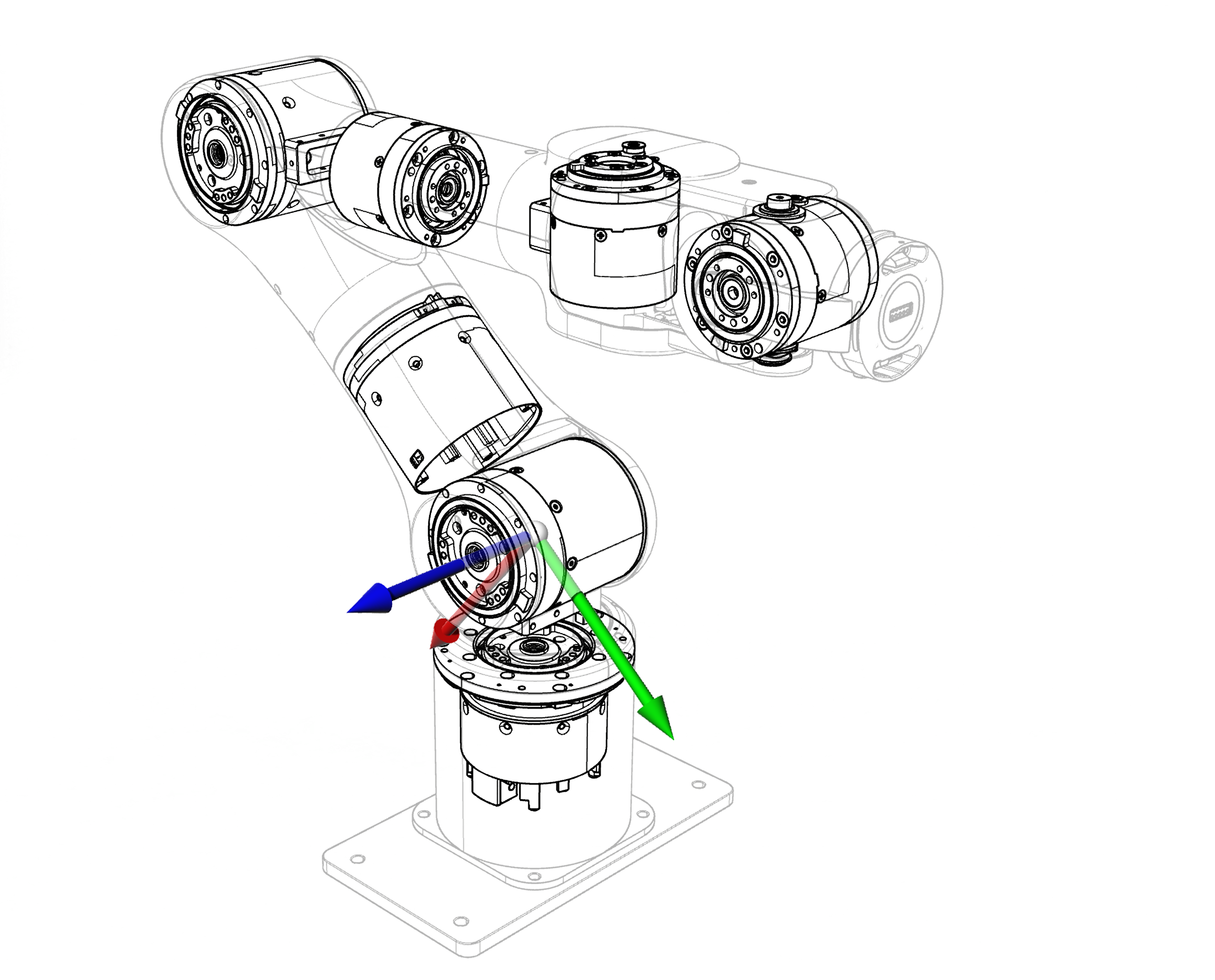 AIRBOT P7 J2 坐标系