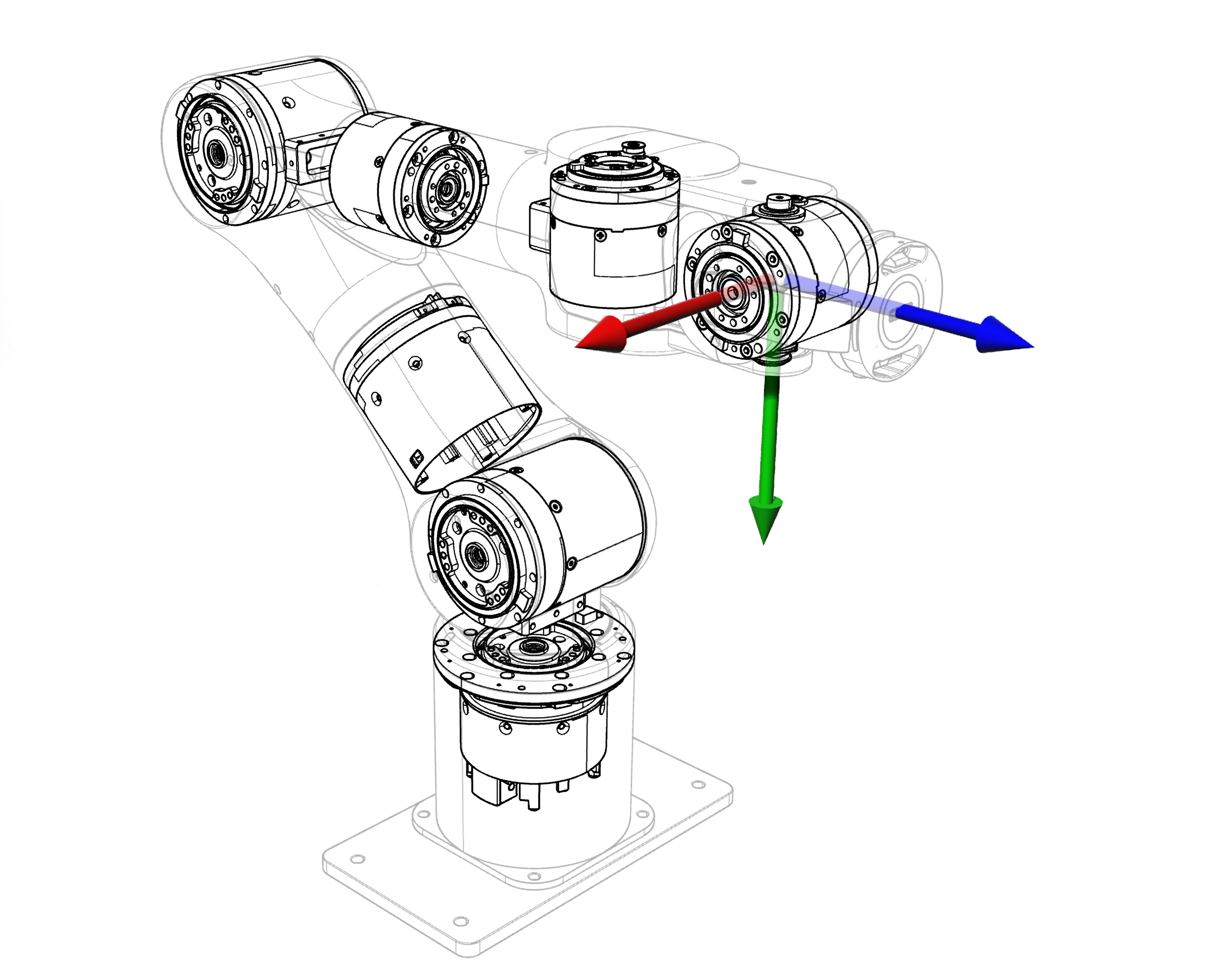 AIRBOT P7 J6 坐标系